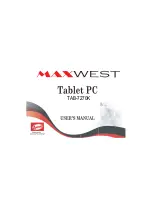 MaxWest TAB-7270K User Manual предпросмотр