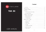 MaxWest TAB-9G User Manual preview