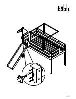 Предварительный просмотр 18 страницы Maxwood Furniture Jackpot Low Loft Bed with End Ladder Assembly Instructions Manual