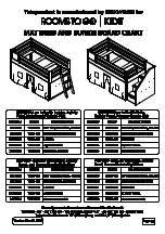 Preview for 3 page of Maxwood Furniture ROOMS TO GO KIDS LOW LOFT Manual