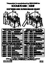 Preview for 4 page of Maxwood Furniture ROOMS TO GO KIDS LOW LOFT Manual