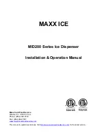 Maxx Cold MAXX ICE MID200 Series Installation & Operation Manual preview