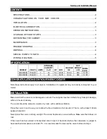 Preview for 2 page of Maxx Cold MXCR50B Service, Installation And Care Manual