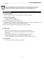 Preview for 10 page of Maxx Cold MXMC34HC Service, Installation And Care Manual