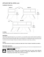 Предварительный просмотр 11 страницы Maxx Cold MXSPP50 Service, Installation And Operation Manual