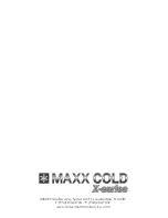 Предварительный просмотр 12 страницы Maxx Cold X Series Service, Installation And Care Manual