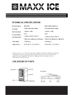 Preview for 3 page of Maxx Ice MCWC28 Installation, Instruction And  Service Manual