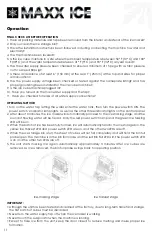 Предварительный просмотр 12 страницы Maxx Ice MIM250 Service, Installation, And Instruction Manual