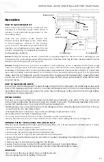 Предварительный просмотр 13 страницы Maxx Ice MIM250 Service, Installation, And Instruction Manual