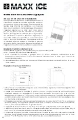 Предварительный просмотр 26 страницы Maxx Ice MIM250 Service, Installation, And Instruction Manual