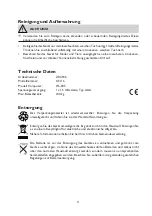 Предварительный просмотр 11 страницы Maxx-world CS 116 Instruction Manual