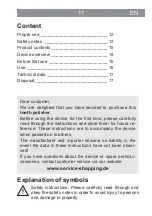 Preview for 11 page of Maxx-world MF11/MC0085 Instruction Manual