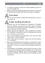 Preview for 13 page of Maxx-world MF11/MC0085 Instruction Manual