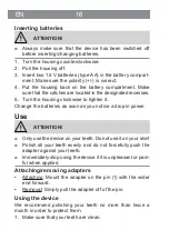 Preview for 16 page of Maxx-world MF11/MC0085 Instruction Manual