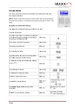 Preview for 4 page of Maxx SP-TP-P6 Programming Instructions Manual