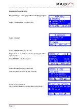 Preview for 14 page of Maxx SP-TP-P6 Programming Instructions Manual