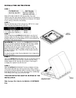 Предварительный просмотр 3 страницы Maxxair SKYMAXX 97500 Installation, Operation And Maintenance Instructions