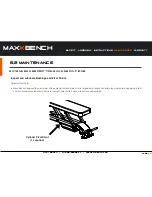 Preview for 23 page of Maxxbench MAXX FLAT BENCH Instructions And Owner'S Manual