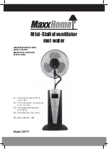 Preview for 1 page of MaxxHome 20779 User Manual