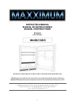 Preview for 1 page of Maxximum MAXBC52SD Instruction Manual