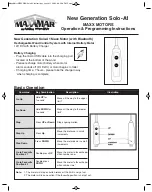 Preview for 13 page of MaxxMar Cool Motion Operation & Programming Instructions