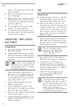 Preview for 10 page of MAXXMEE 02050 Operating Instructions Manual