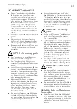 Preview for 3 page of MAXXMEE 02757 Operating Instructions Manual