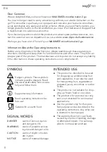 Preview for 8 page of MAXXMEE 02757 Operating Instructions Manual