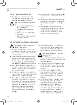 Preview for 26 page of MAXXMEE 03605 Operating Instructions Manual