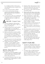 Preview for 18 page of MAXXMEE 09076 Operating Instructions Manual