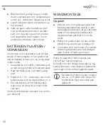 Preview for 42 page of MAXXMEE 09636 Operating Instructions Manual