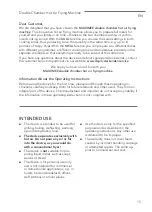 Preview for 17 page of MAXXMEE DE21 Operating Instructions Manual