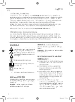 Preview for 4 page of MAXXMEE Dekokamin 08827 Operating Instructions Manual