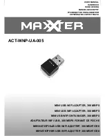 MAXXTER ACT-WNP-UA-005 User Manual предпросмотр