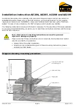 Preview for 1 page of MAY PARASOLS AZ256 Installation Instruction