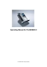 Предварительный просмотр 1 страницы MAYAH FLASHMAN II Operating Manual