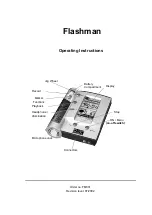 MAYAH FLASHMAN Operating Instructions Manual preview