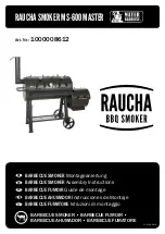 Mayer Barbecue 1000008612 Assembly Instructions Manual предпросмотр