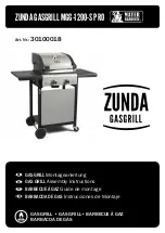 Mayer Barbecue 30100018 Assembly Instructions Manual preview