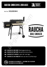 Mayer Barbecue RAUCHA MS-200 BASIC Assembly Instructions Manual preview