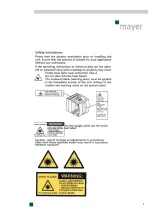 Предварительный просмотр 10 страницы Mayer 6160 Big Bale Breaker Operating Instructions Manual