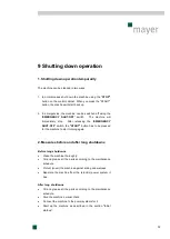 Предварительный просмотр 31 страницы Mayer 6160 Big Bale Breaker Operating Instructions Manual