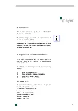 Предварительный просмотр 29 страницы Mayer EM 6012 Operating Instructions Manual