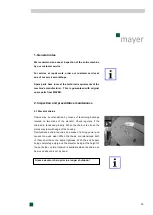 Предварительный просмотр 35 страницы Mayer TM 1010 Operating Instructions Manual