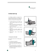 Предварительный просмотр 19 страницы Mayer TM 1810F Operating Instructions Manual