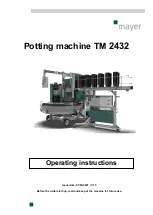 Mayer TM 2432 Operating Instructions Manual предпросмотр