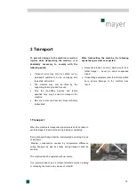 Preview for 15 page of Mayer TM 2432 Operating Instructions Manual