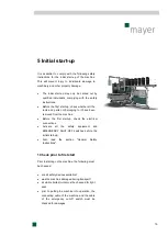 Preview for 19 page of Mayer TM 2432 Operating Instructions Manual