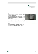 Preview for 29 page of Mayer TM 2432 Operating Instructions Manual