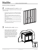 Preview for 7 page of Maykke YSA1001801 Installation, Care Manual And Warranty